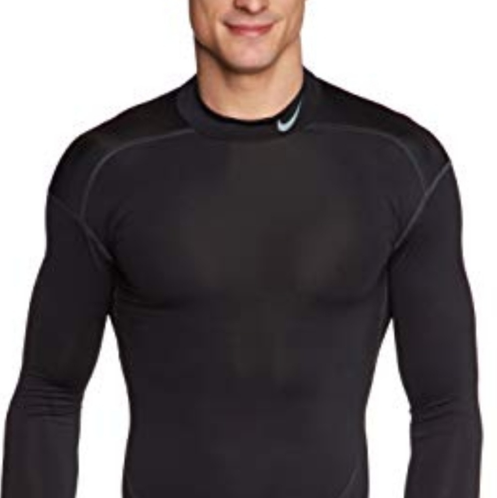 NIKE PRO COMBAT BLACK ON BLACK MENS XL